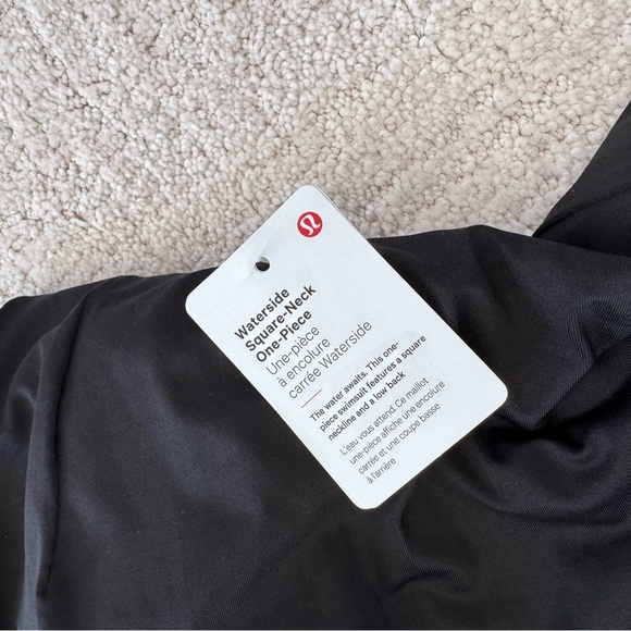 NWT lululemon athletica Black One-Piece Swimsuit size 12 - Picture 10 of 12